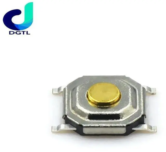 Main image of 4*4*1.5mm four-pin patch touch switch Temperature resistant copper head fretting 5.2*5.2*1.5 100PCS