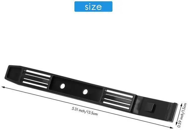 Alt view image 2 of 3 - 5 Pairs Hard Drive Rails Chassis Cage Accessories Drive Bay Slider Plastic Rails for 3.5 to 5.25 Hard Drive Tray Caddy Rich