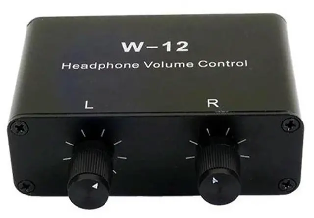 Alt view image 4 of 4 - Sound Controller Headphone Volume Control 3.5Mm + 6.35Mm Stereo Volume Controller Adjustment For Left And Right Channels