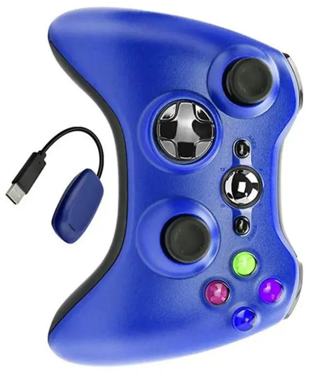 Alt view image 3 of 4 - For 360 Bluetooth 2.4G Wireless Gamepad Controller Joystick For X Box 360 Jogos Controle Win7 Win8 Win10 PC B