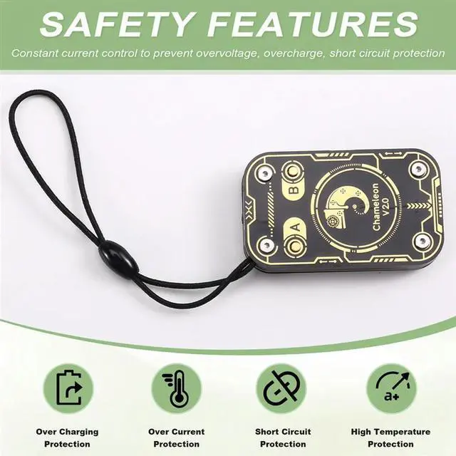 Alt view image 3 of 4 - Chameleon Ultra V2.0 RFID Chip Reader Emulator Restart Function 125Khz 13.56Mhz NFC Card Decode Duplicator