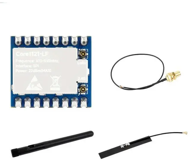 Alt view image 3 of 4 - Core1121 Lora Module LF Communication LR1121 Chip For Sub-Ghz Band Anti-Interference Long-Range
