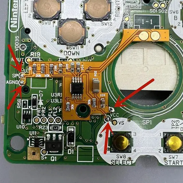 Alt view image 2 of 3 - 1Pcs Low Power Volume Increased Sound Digital Power Amplifier Module For GAMEBOY ADVANCE SP/GBASP Sound Amplifier Easy To