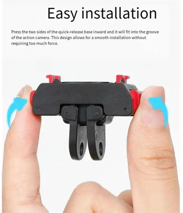 Alt view image 2 of 3 - For X5 Compatible Magnetic Quick Release Mount Adapter Camera Stand Mount For 360 X5