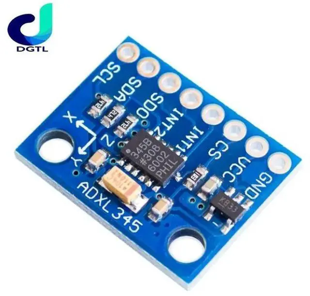 Alt view image 3 of 3 - GY-291 ADXL345 digital three-axis acceleration of gravity tilt module IIC / SPI transmission