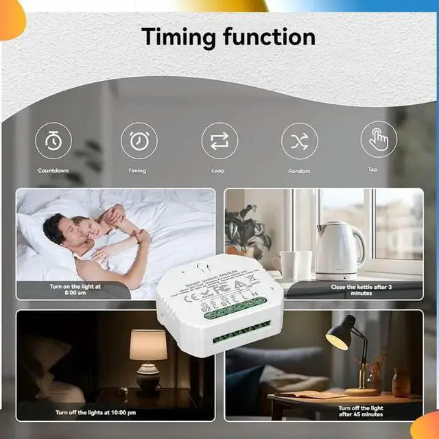 Alt view image 2 of 4 - Tuya Switch Module Shared Control Automation Relay Timer App Remote Control Work With Alexa Home