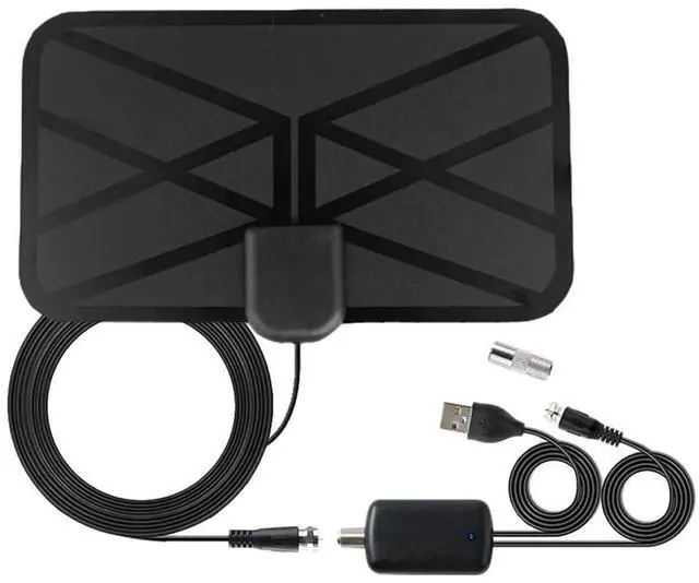 Alt view image 4 of 4 - 25DB TV Antenna,HD Digital Indoor Antenna Long 1500 Miles Range Support 4K 1080P And Older TV's Indoor HDTV Antenna