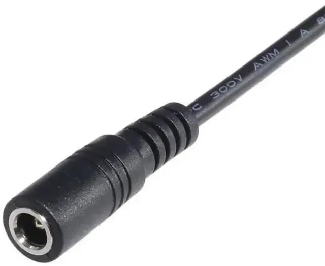 Alt view image 3 of 3 - DC Cord 5.5*2.1mm Female to Dual USB Female Extension Cable Power Splitters Supply Adapter Charger Converter