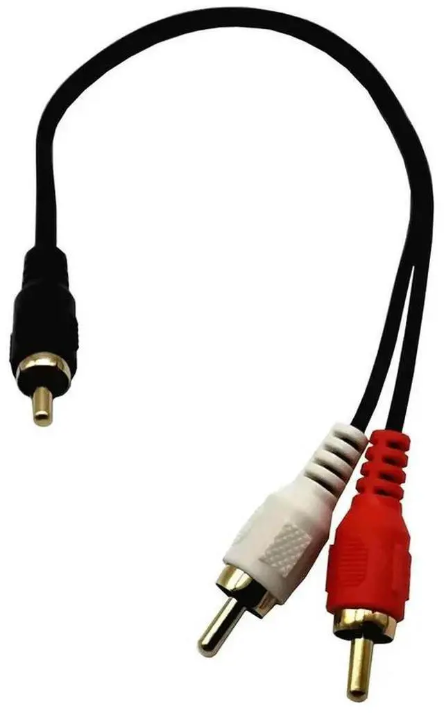 Alt view image 2 of 3 - Gold-plated RCA One Point Two Male To Male Cable TV Set-top Box 1 Revolution 2 Male Audio Cable DVD Cable