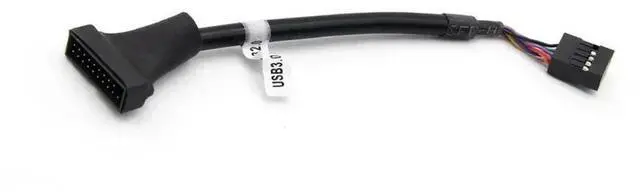 Alt view image 3 of 3 - Cable for Floppy Drive Panel Motherboard Header Adapter Cord, USB 3.0 20 Pin Male To USB 2.0 9 Pin Female