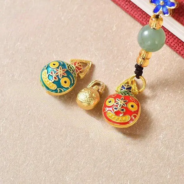 Alt view image 3 of 3 - Japanese Anime Car Key Chain Pendant Family of Three Lucky Transfer Mobile Phone Chain Bag Pendant