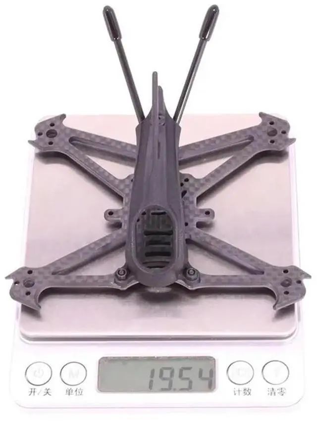 Alt view image 3 of 4 - FPV Racing Quadcopter RC Drone Herbie 112 65MM 2.5 Inch Toothpick Frame Kit For Fit 1103 1104 1206 Brushless Motor