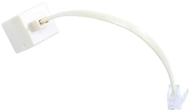 Alt view image 2 of 3 - 3X RJ 11 6P 4 C Connector 2 X Jack Port M / F Splitter Phone Adapter Cable Beige