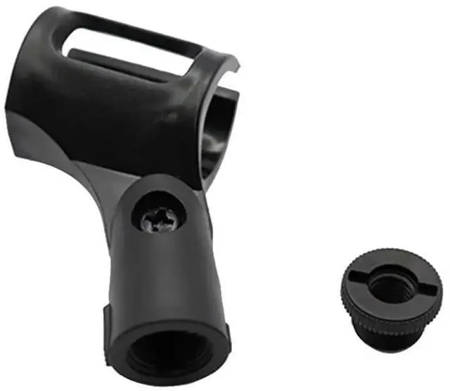 Alt view image 3 of 4 - 2Pcs Universal Microphone Stand Clips Adjustable Mic Clamp Mount Holders For Secure And Flexible Placement
