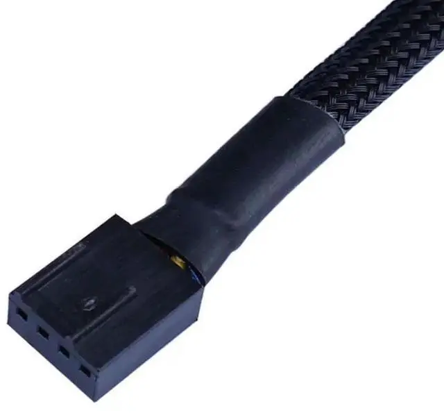 Alt view image 3 of 3 - CPU Cooler Case PWM Cooling Fan Power Cable Hub Splitter Adapter, CPU Power Cable Hub 5 - Way 4Pin, Fan Power Spliter