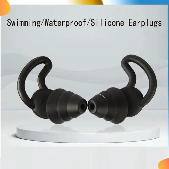 Alt view image 2 of 4 - 1 Pair Earplugs Comfortable Cone-Shaped Travel Sleep Noise-Proof Earplugs Sleep Sound Ear Protection