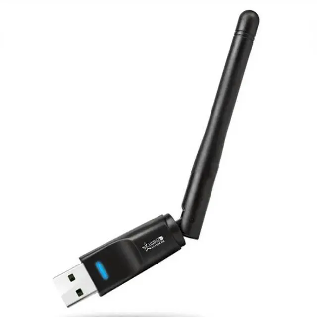 Alt view image 2 of 3 - Mini Wi-fi Dongle 150M 802.11 B/g/n LAN Adapter with Rotatable Antenna for Laptop PC USB 2.0 WiFi Wireless Network Card