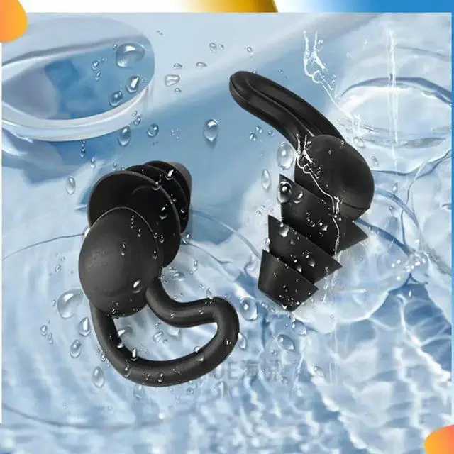 Alt view image 4 of 4 - 1 Pair Earplugs Comfortable Cone-Shaped Travel Sleep Noise-Proof Earplugs Sleep Sound Ear Protection