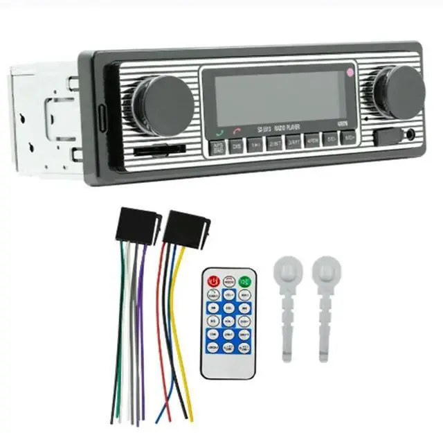 Alt view image 4 of 4 - Car Radio Audio Player 1 Din Bluetooth Stereo Hands-Free Calling Player FM Receiver