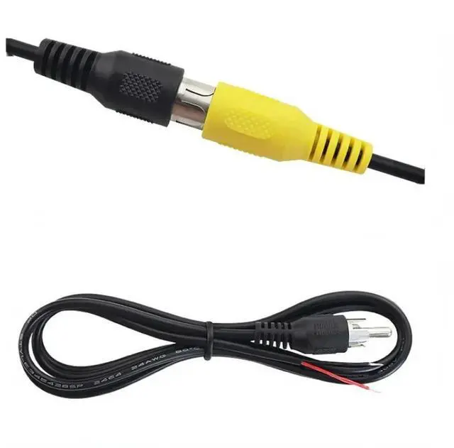 Alt view image 2 of 3 - 1pc Rca Male To Upper Tin Lotus Head Audio Cable AV Cable Single Head Speaker Audio Cable 1 Meter Pure Copper