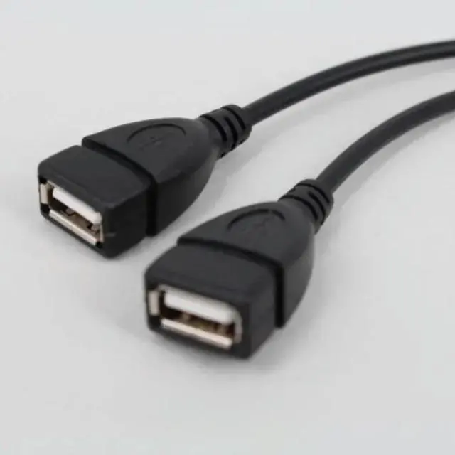Alt view image 3 of 3 - USB Data Cable, Charging Cable for Hard Disk and Network Card Connection, 2 In 1 Usb2.0 Extension Cable Male To Female