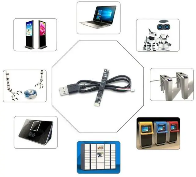 Alt view image 2 of 4 - 0.3 Million Pixel YUY2 Mini Webcam Industrial Webcam Board Laptop Replacement