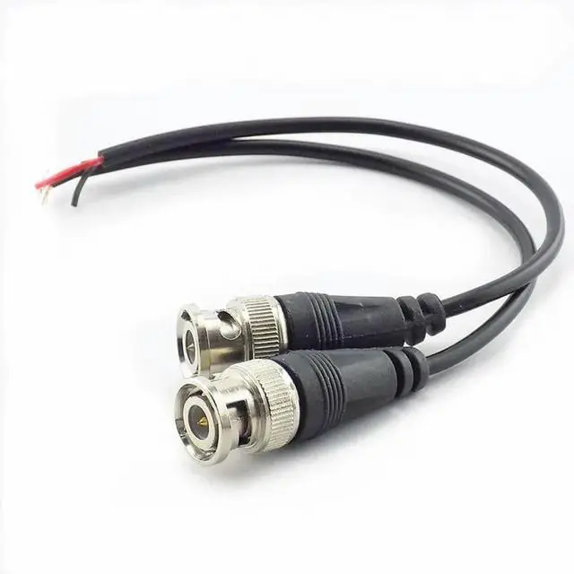 Main image of 1Pc BNC Male Connector to Female Adapter DC Power Pigtail Cable Line BNC Connectors Wire For CCTV Camera Security System