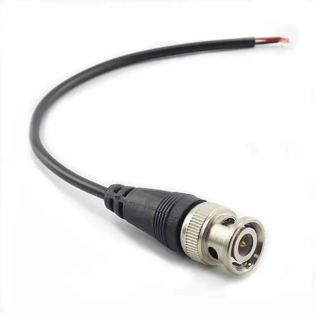 Alt view image 2 of 3 - 1Pc BNC Male Connector to Female Adapter DC Power Pigtail Cable Line BNC Connectors Wire For CCTV Camera Security System