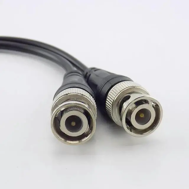Alt view image 3 of 3 - 1Pc BNC Male Connector to Female Adapter DC Power Pigtail Cable Line BNC Connectors Wire For CCTV Camera Security System