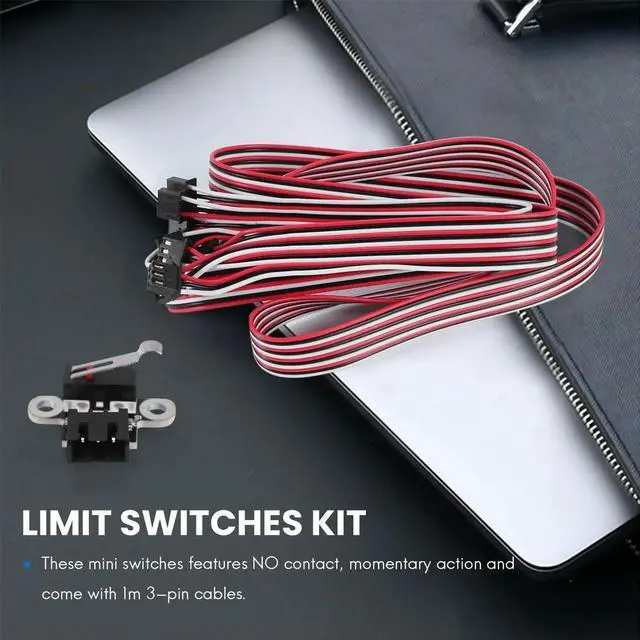 Alt view image 3 of 3 - 6PCS Mini Limit Switches with 1M 3 Pin Cable for 3018-PROVer/3018-MX3/3018-PROVer Mach3