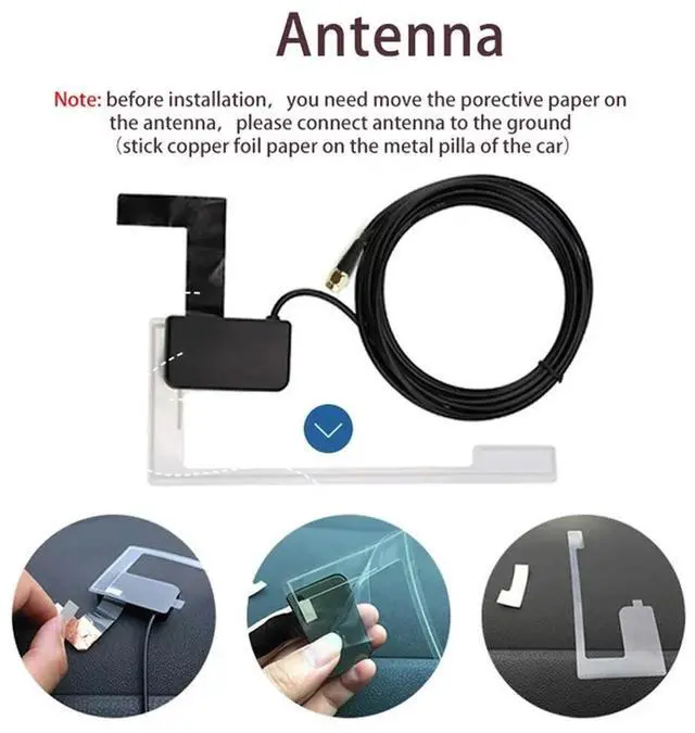 Main image of Radio Tuner+ DAB USB 5V Dongle Receiver 170-240Mhz Car Audio Adapter FM Transmitter Box For Android 5.1 Above Vehicles