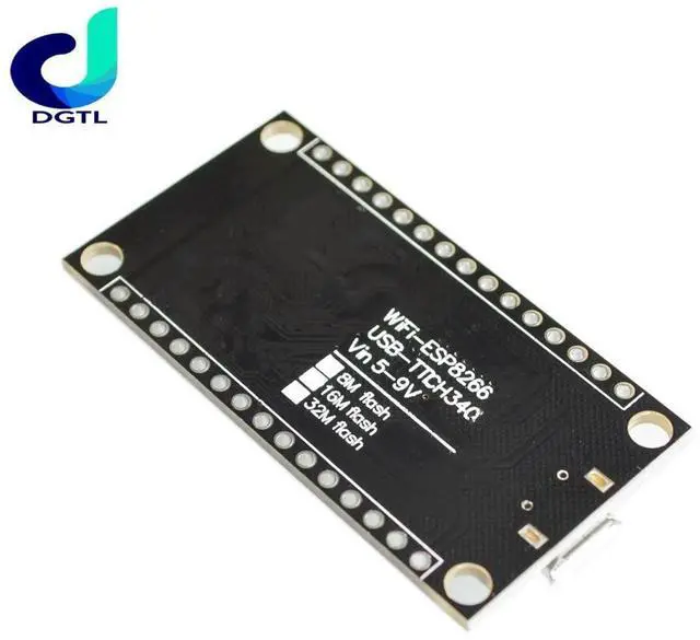 Alt view image 3 of 3 - 1pcs ESP8266 CH340G CH340 G NodeMcu V3 Lua WIFI module integration of ESP8266 + extra memory 32M Flash, USB-serial
