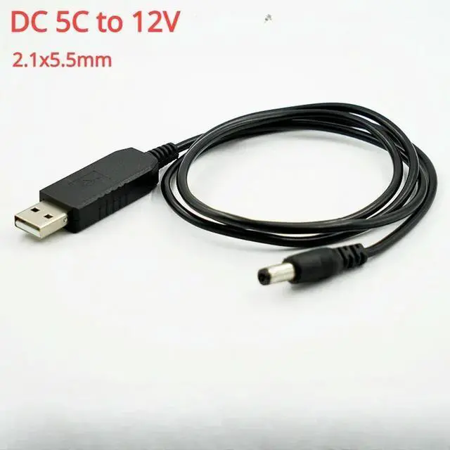 Alt view image 2 of 3 - USB Power Boost Line DC 5V To DC 12V Step UP Module USB Converter Adapter Cable 21x55mm 135x55mm