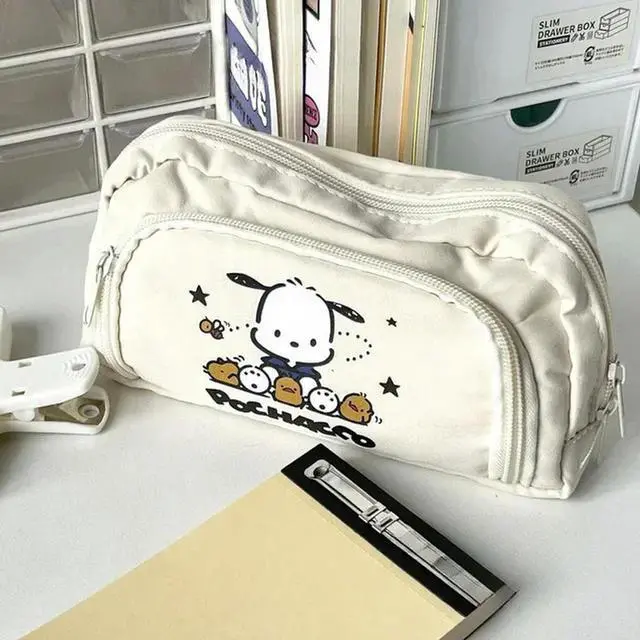 Main image of Kawaii Pencil Bags Cute Cartoon Student Pencil Box Students Stationery Case Large Capacity Cosmetics Bag Gifts