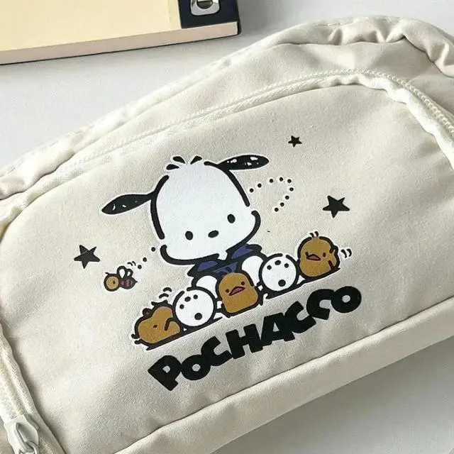 Alt view image 3 of 4 - Kawaii Pencil Bags Cute Cartoon Student Pencil Box Students Stationery Case Large Capacity Cosmetics Bag Gifts