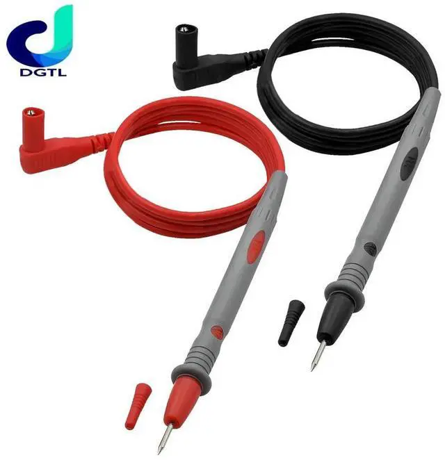 Alt view image 2 of 3 - 1 Pair Universal Probe Test Leads Pin for Digital Multimeter Needle Tip Meter Multi Meter Tester Lead Probe Wire Pen Cable 20A