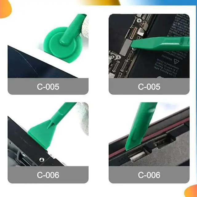 Alt view image 2 of 4 - 10 In 1 Double Head Plastic Pry Opening Tool Spudger For Mobile Phone Laptop PC Assemble Disassemble Phone Repair Tool