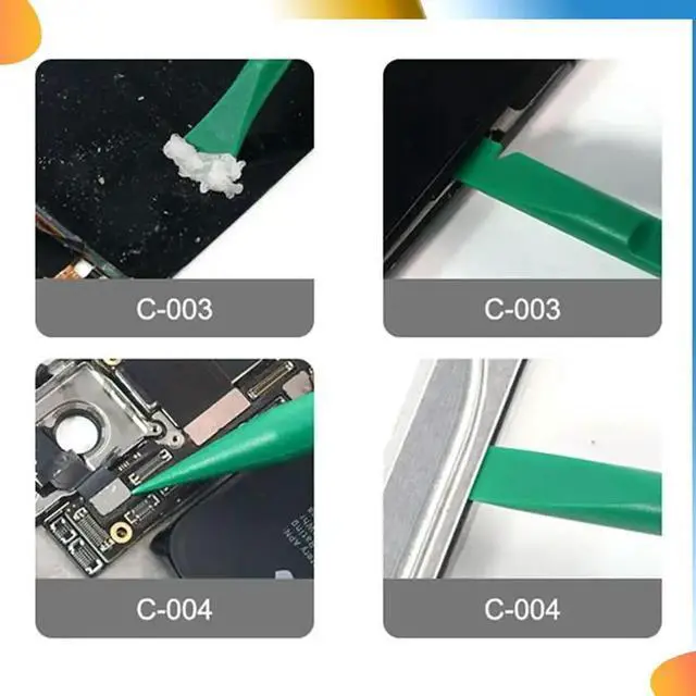 Alt view image 3 of 4 - 10 In 1 Double Head Plastic Pry Opening Tool Spudger For Mobile Phone Laptop PC Assemble Disassemble Phone Repair Tool