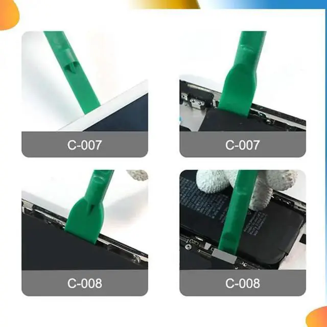 Alt view image 4 of 4 - 10 In 1 Double Head Plastic Pry Opening Tool Spudger For Mobile Phone Laptop PC Assemble Disassemble Phone Repair Tool