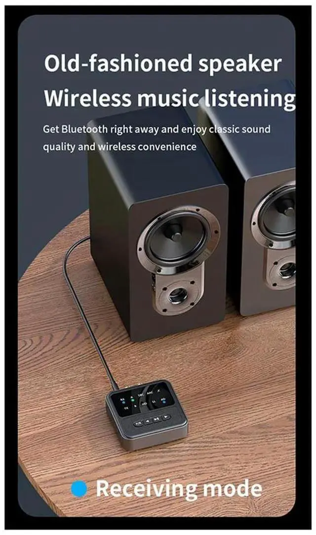 Alt view image 3 of 4 - Aircraft Audio Transmitter QCC 5.4 Bluetooth Adapter 2In1 Audio Receiver Transmitter 3.5MM