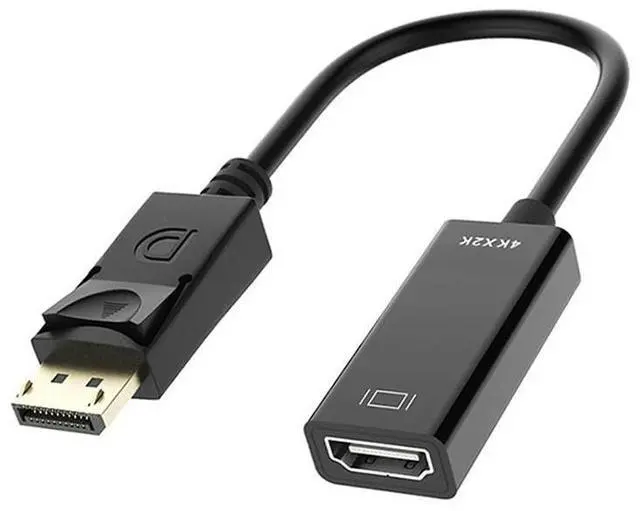 Main image of Male DP to Female HDMI-Compatible 4K DisplayPort to HDMI-compatible Adapter Cable Converter Video Audio For HDTV PC Projector