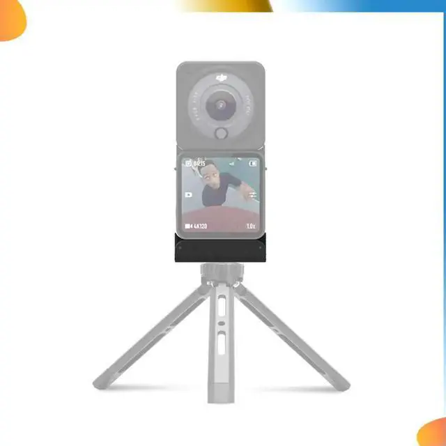 Alt view image 4 of 4 - For Action 2 Magnetic Adapter Mount For Osmo Action 2 Sports Camera Accessories 1/4 Interface