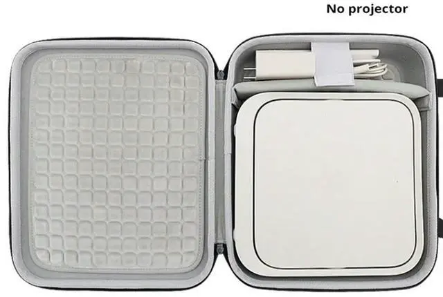 Alt view image 4 of 4 - Portable Projector Bag For XGIMI Z6X 5Th Gen Projector Hard EVA Box Z6X Protect Outdoors Travel Carrying Case
