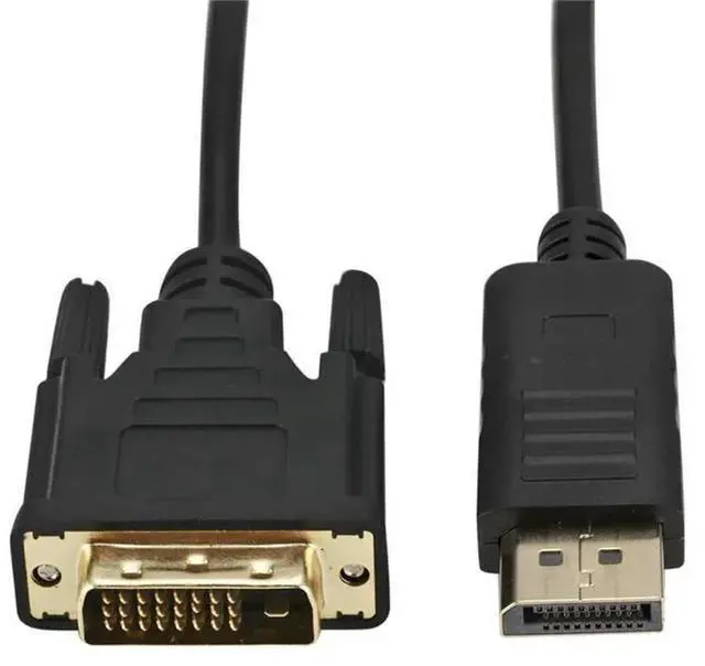 Alt view image 2 of 3 - ??1.8M DP to DVI Cable Active Converter Adapter 1080P Full HD for PC Monitor TV Display Port to DVI-D
