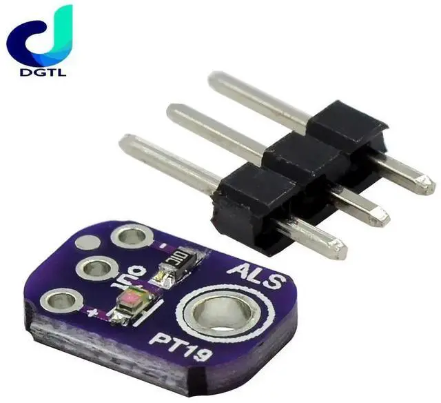 Alt view image 2 of 3 - ALS-PT19 Analog Light Sensor Module High Dynamic Range Light Sensor Breakout Board For 2.5V-5.5V Light UV Sensor Module