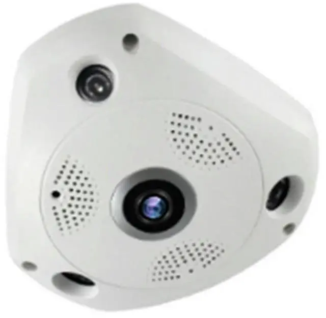 Alt view image 2 of 4 - Dome CCTV Camera IP Fisheye Indoor Home Security Camera 180 Degree 360 Degree Panoramic Motion Detection US Plug