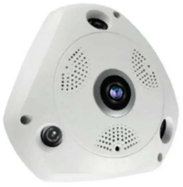 Alt view image 3 of 4 - Dome CCTV Camera IP Fisheye Indoor Home Security Camera 180 Degree 360 Degree Panoramic Motion Detection US Plug