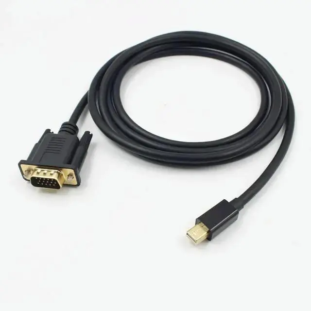 Alt view image 2 of 3 - 1.8m Male To Male DisplayPort to VGA Cable, Displayport VGA Connection Adapter for HDTV, PC, Laptop, Projector