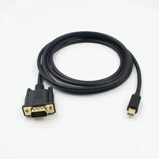 Alt view image 3 of 3 - 1.8m Male To Male DisplayPort to VGA Cable, Displayport VGA Connection Adapter for HDTV, PC, Laptop, Projector