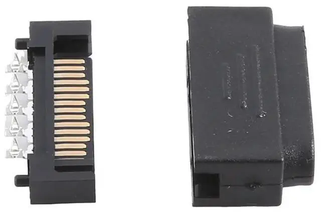 Alt view image 2 of 4 - 100Pair L29-Sata Plug 5 Holes SATA Male SATA Male Socket Serial Port 15P Power Connector Shell Plug And Shell